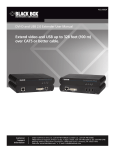 DVI-D and USB 2.0 Extender