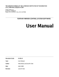 User Manual - Las Campanas Observatory