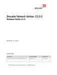 Brocade Network Advisor 12.0.0