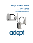 Adept eCobra 600/800 Robot User`s Guide