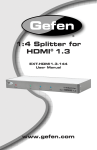 1:4 Splitter for HDMI® 1.3