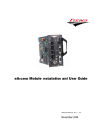 eAccess Module Installation and User Manual