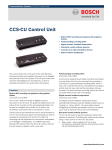 CCS‑CU Control Unit