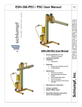 ESH-300-PEC & PSC User manual
