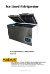 Ice Lined Refrigerator