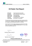 CE Radio Test Report