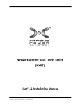 XTREME VALUE TOWER SERIES (XVT) USER`S MANUAL