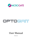 Optogait User Manual