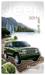 2011 Jeep KK Liberty User`s Guide