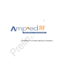 Overview - Amp`ed RF Technology, Bluetooth Modules with iOS