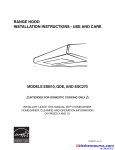 range hood installation instructions