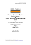 Neutron Generator System Design Report for Zurich