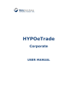 HYPOeTrade Corporate_manual - HYPO ALPE-ADRIA