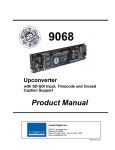 Product Manual - Cobalt Digital Inc.