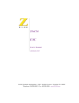 z16c30 usc® user`s manual