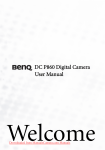 BenQ DC P860 User`s Manual