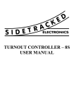 TC-8S User Manual - Sidetracked Electronics