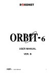 ORBIT-6 User manual
