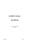 ZL1BPU LF Exciter User Manual