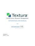 Textura Viewpoint Integration Manual