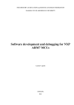 Software development and debugging for NXP ARM7 MCUs