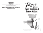 Roma Food Strainer & Sauce Maker