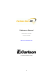 SurvCE Help - Carlson Software