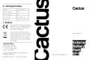 Cactus EP-1 User Manual