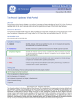 SERVICE BULLETIN Technical Updates Web Portal