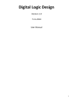 User Manual - Digital Circuit Design