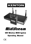 MidiStream Manual (Acrobat File 88Kb)