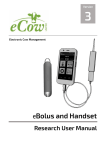 eBolus and Handset User`s Manual