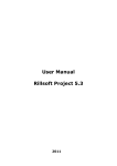 User Manual - Rillsoft: Project management software with capacity