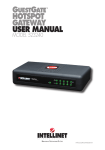 guestgate™ hotspot gateway user manual