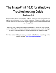 The ImagePrint 10.X for Windows Troubleshooting Guide