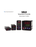 SOLO Temperature Controller User Manual