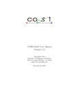 COSI-NoC User Manual (Version 1.2)