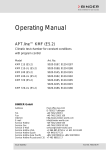 Betriebsanleitung BINDER