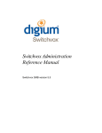 Switchvox Administration Reference Manual