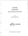 QL Turbo Toolkit User Manual - Dilwyn Jones Sinclair QL Pages