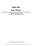 960H DVR User Manual