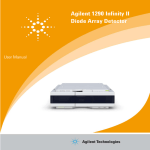 Agilent 1290 Infinity II Diode Array Detector User Manual