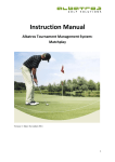 Instruction Manual - Albatros Golf Solutions