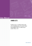 User Manual AIMB-272