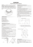 DSW508A Smoke Alarm User`s Manual