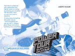 Power Tour Guitar Instructions