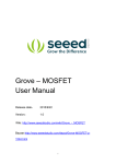 Grove – MOSFET User Manual