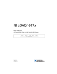 NI cDAQ-917x User Manual