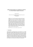 Auditory Representations of a Graphical User Interface for a