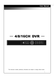 JVISION DVR User Manual